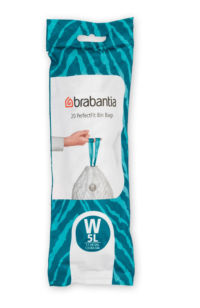 BRABANTIA PERFECTFIT BIN BAGS W 5L 20PCS