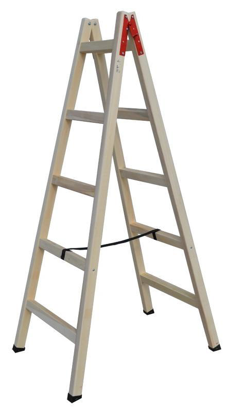 WOODEN LADDER 5 STEPS