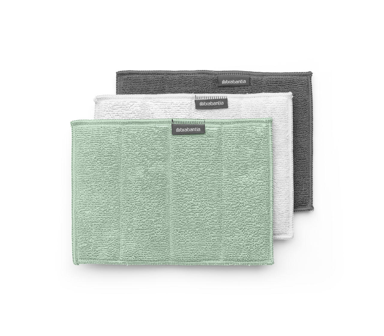 BRABANTIA ΥΦΑΣΜΑΤΑ MICROFIBRE CLEAN PADS 3PCS 16X22CM