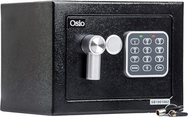 OSIO OSB-1723BL SAFEBOX DIGITAL 23X17X17CM BLACK