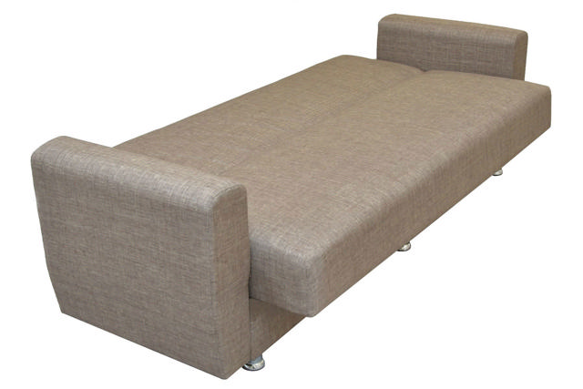 JUAN 3 SEATER SOFA WITH STORAGE BED BROWN 214X82X80CM