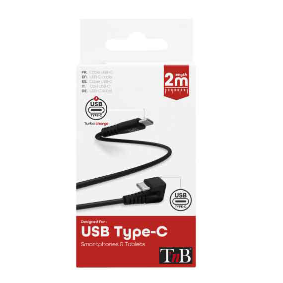 TNB TCUSBCG2BK USB-C TO USB-C 180° GAMING ΚΑΛΩΔΙΟ