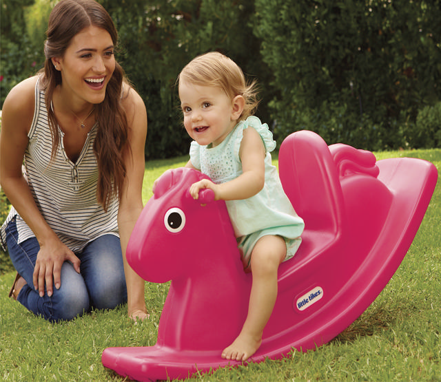 LITTLE TIKES 173943E3 ROCKING HORSE PINK FOR 12+ MONTHS
