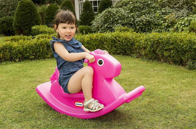 LITTLE TIKES 173943E3 ROCKING HORSE PINK FOR 12+ MONTHS