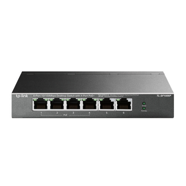 TP LINK TL-SF1006P 6 PORT 10/100 POE+