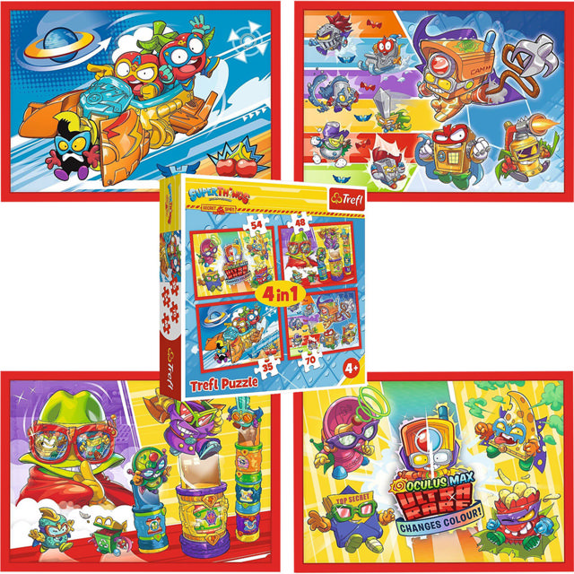 TREFL PUZZLES - 4IN1 - SECRET SPIES / MAGIC BOX
SUPER THINGS