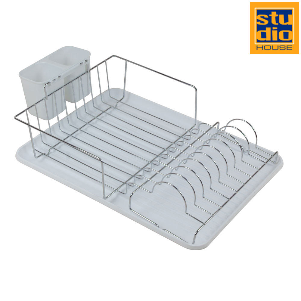 STUDIO HOUSE PERFECT DISH RACK SINGLE WITH TRAY 40Χ30Χ11CM