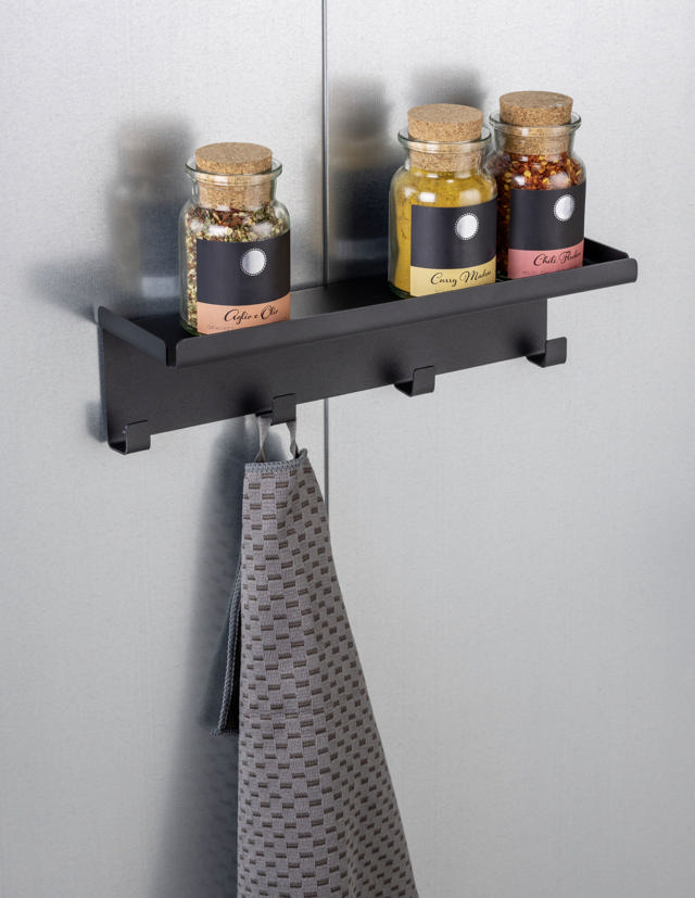 WENKO MAGNETIC HOOK RAIL WITH SHELF