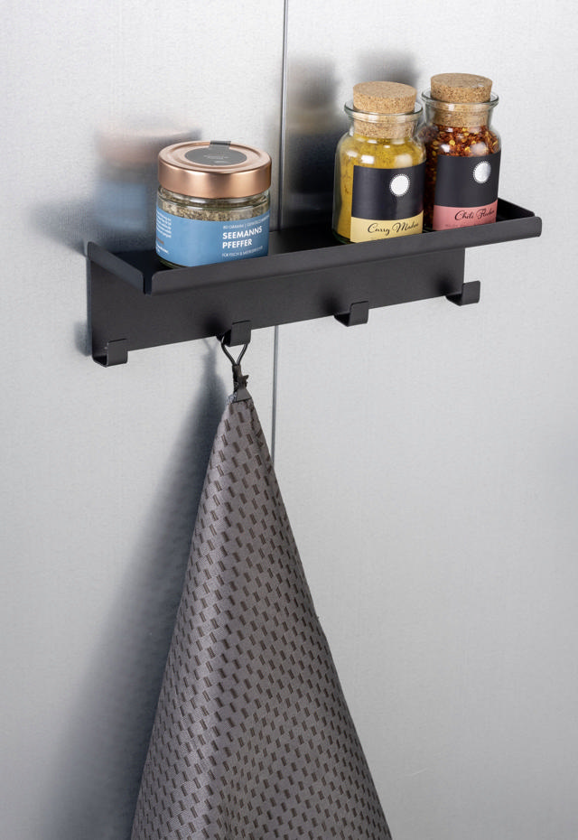 WENKO MAGNETIC HOOK RAIL WITH SHELF