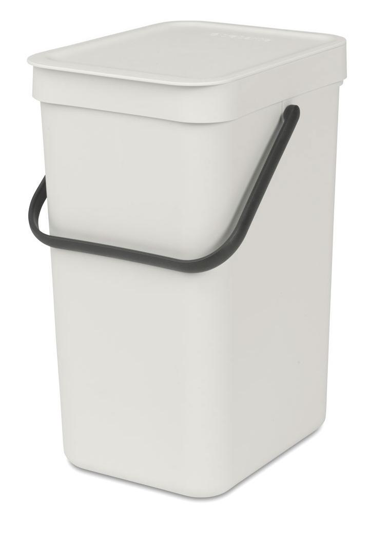 BRABANTIA SORT & GO WASTE BIN 12L - ΑΝΟΙΧΤΟ ΓΚΡΙ