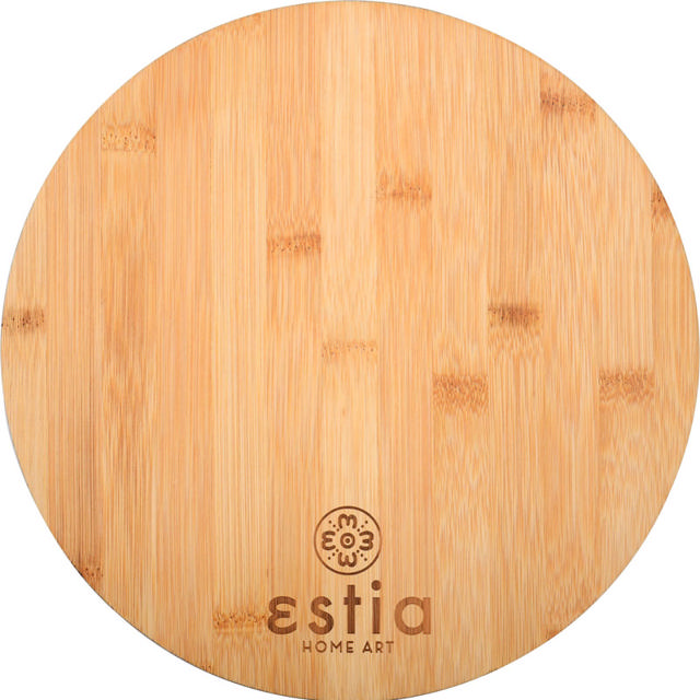 CUTTING BOARD BAMBOO ROUND 28CM