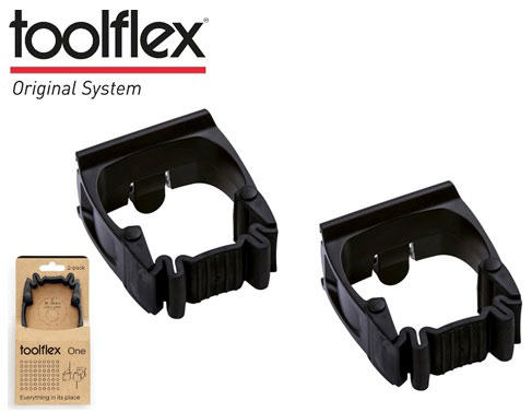 TOOLFLEX ONE 2PCS + ADAPTER ΚΡΕΜΑΣΤΡΑ ΣΚΟΥΠΑΣ 15-35MM ΜΑΥΡΟ