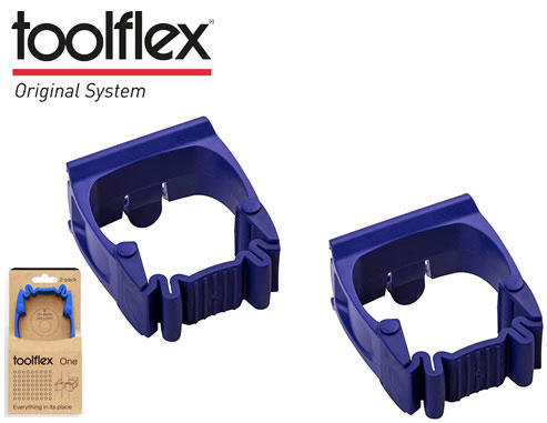 TOOLFLEX ONE 2PCS + ADAPTER ΚΡΕΜΑΣΤΡΑ ΣΚΟΥΠΑΣ 15-35MM ΜΠΛΕ