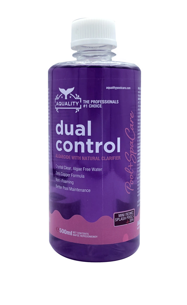 DUAL ACTION ALGAECIDE FOR POOLS 500ML