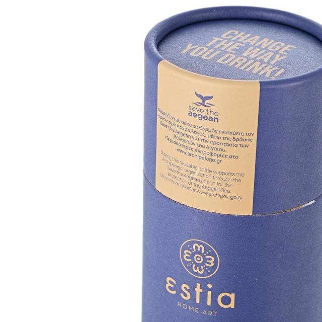 ESTIA 01-12052 AEGEAN  ΙΣΟΘΕΡΜΙΚΟ ΜΠΟΥΚΑΛΙ ΜΠΛΕ 500ML