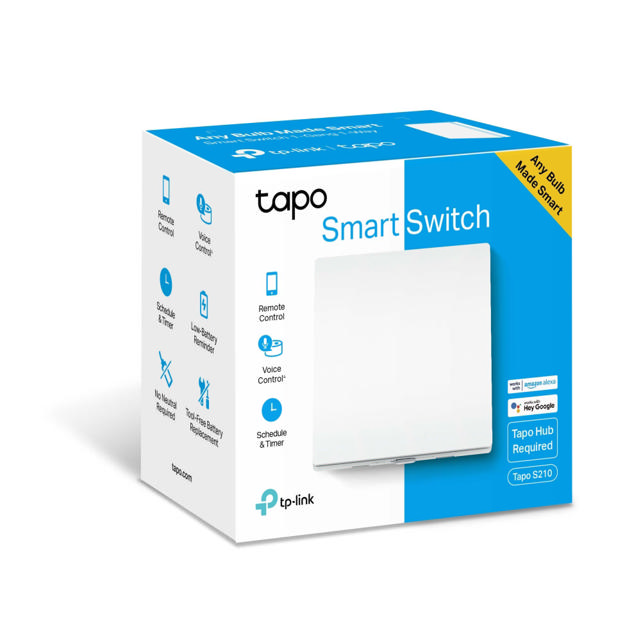 TP-LINK TAPO S210 ΈΞΥΠΝΟΣ ΔΙΑΚΟΠΤΗΣ 1-GANG 1-WAY