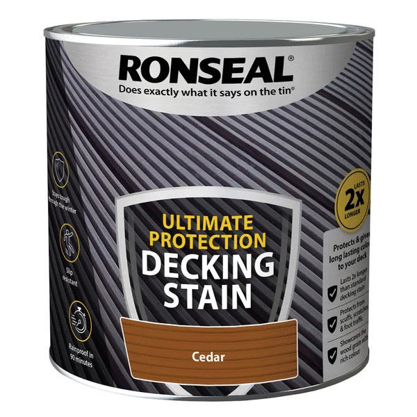 RONSEAL® ULTIMATE PROTECTION DECKING STAIN CEDAR 2.5L