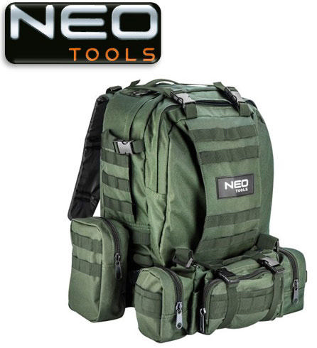 NEO CAMO SURVIVAL BACKPACK 4 IN 1 40L