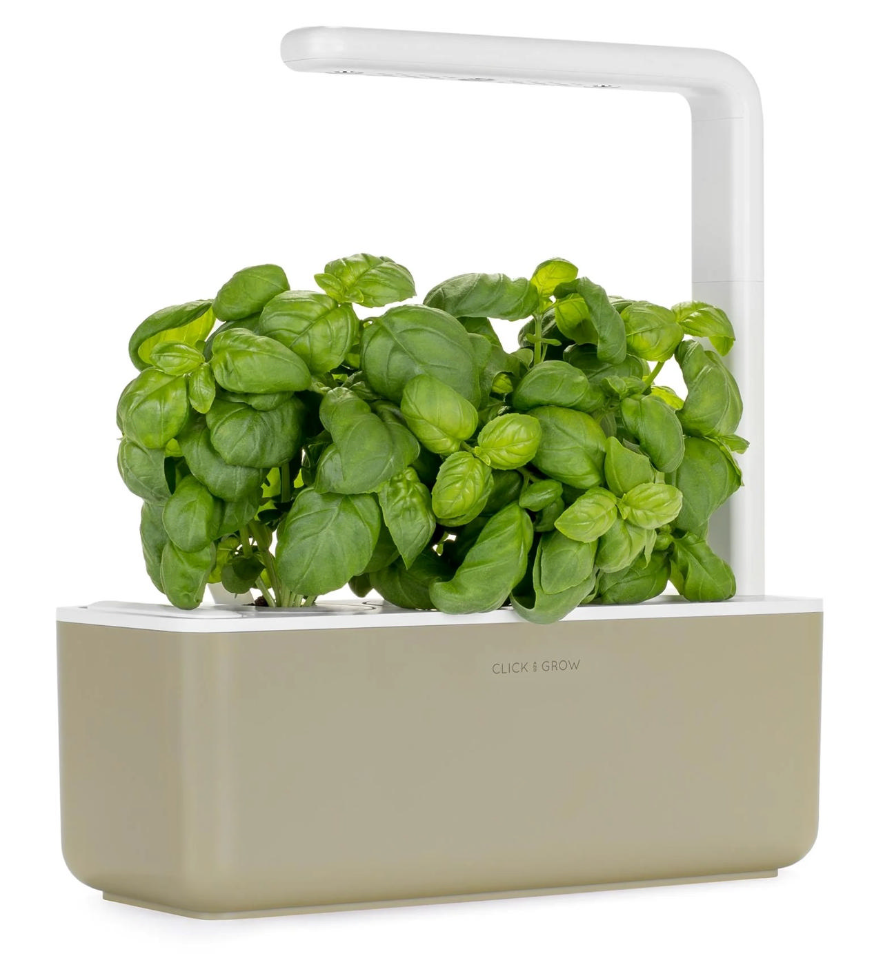 CLICK & GROW SGS7UNI SMART GARDEN 3 STARTER KIT WITH 3 BASIL PODS 30X12CM BEIGE