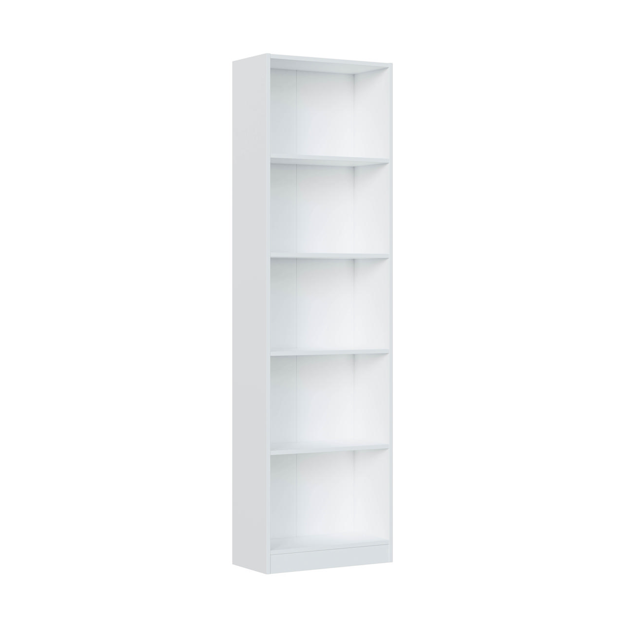 FORES BOOKCASE 180X52X25CM WHITE