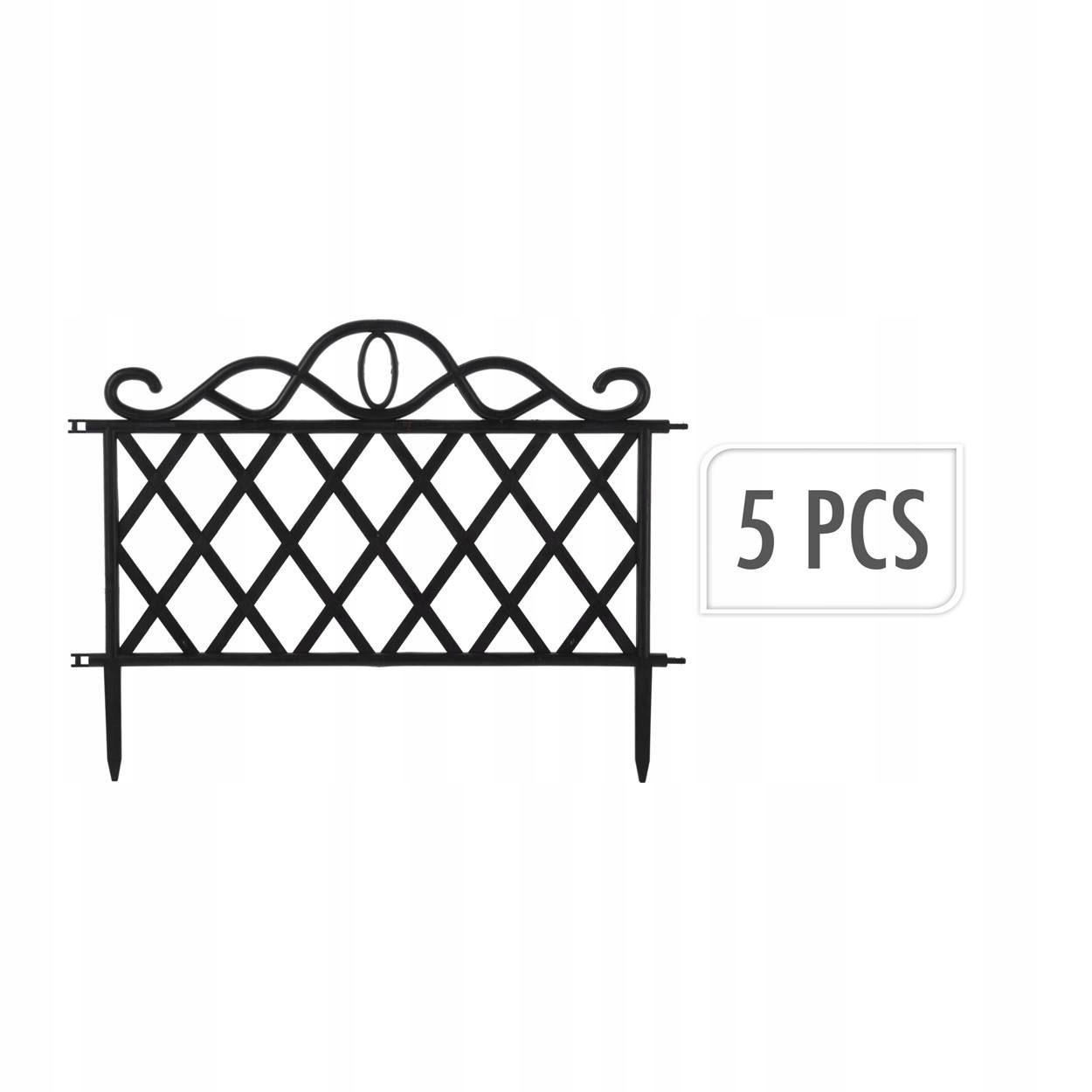 GARDEN FENCE PP 5PCS 48XH34CM