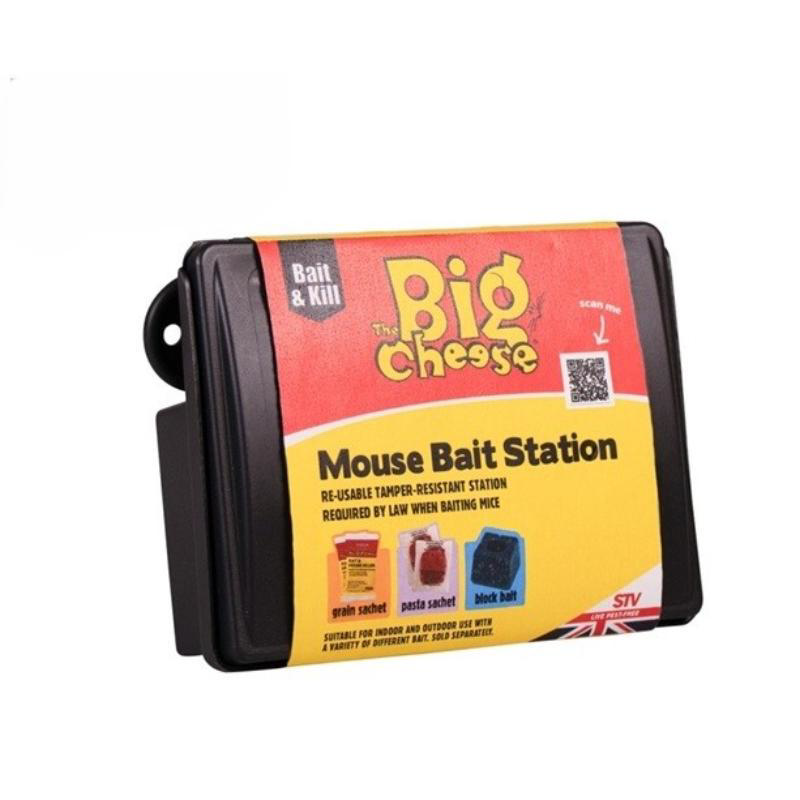 BIG CHEESE MOUSE BAIT STATION - BLACK