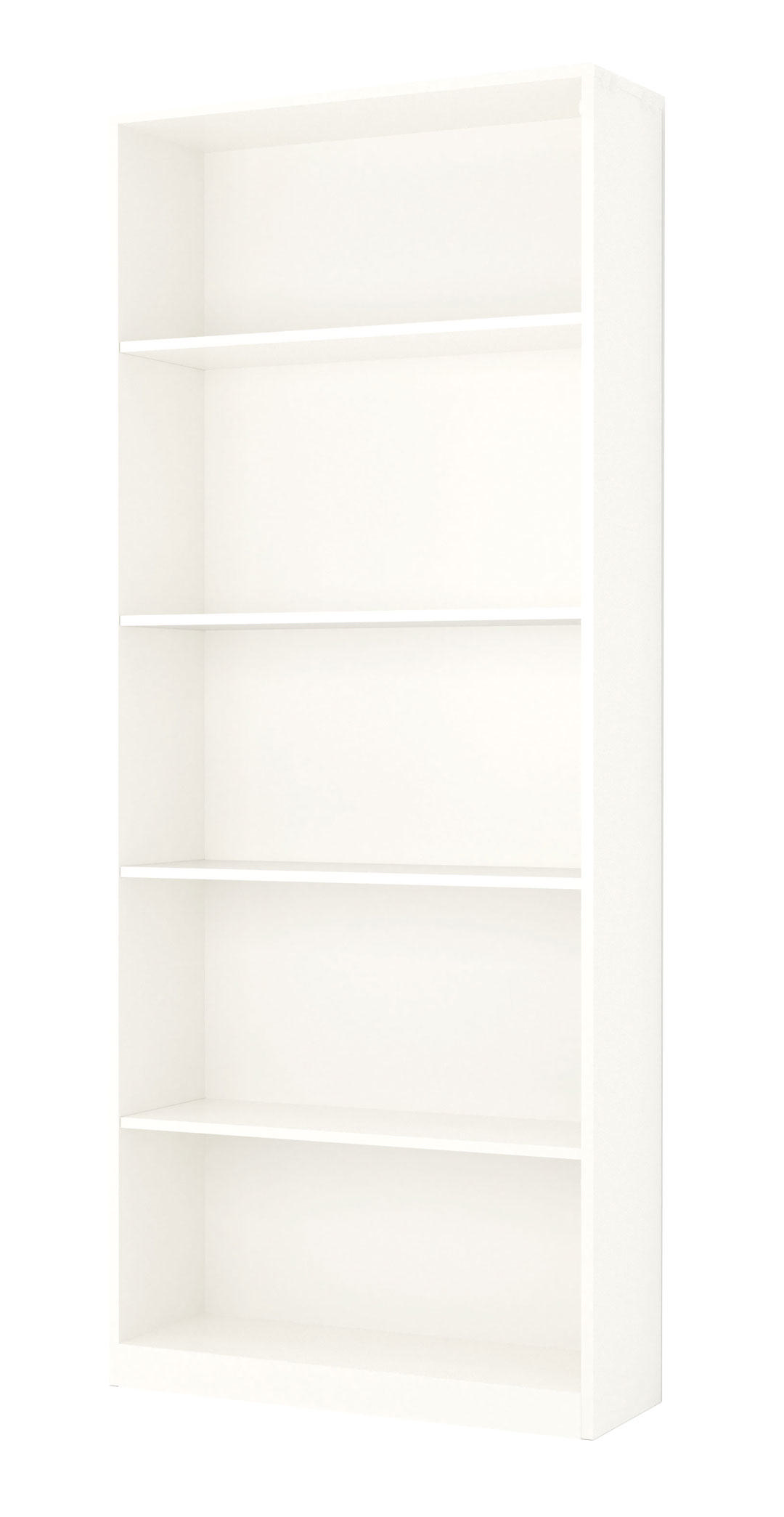 BOOKCASE 65X25X183CM WHITE