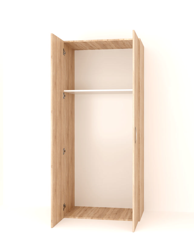 WARDROBE 80X52X180CM - SONAMA OAK