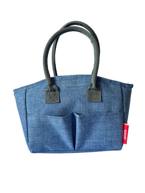 TOTE LUNCH BAG BLUE 28X16X21CM