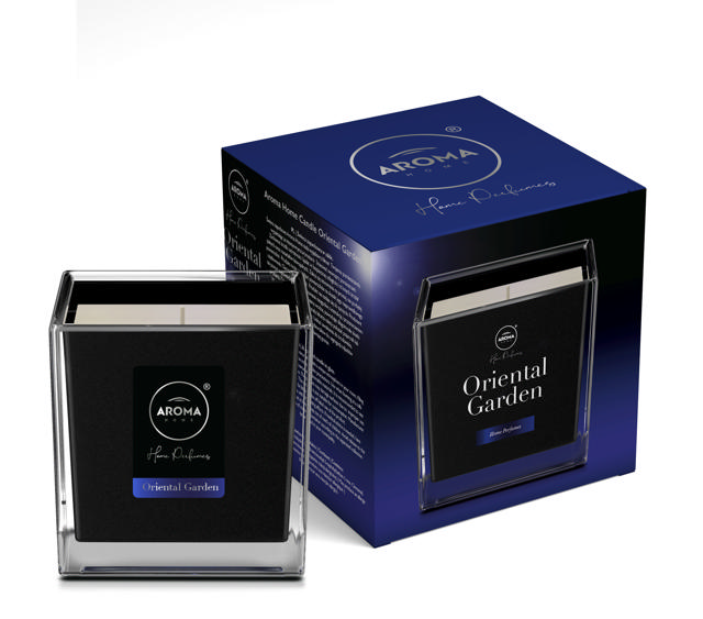 AROMA BLACK SERIES CANDLE ORIENTAL GARDEN 155GR