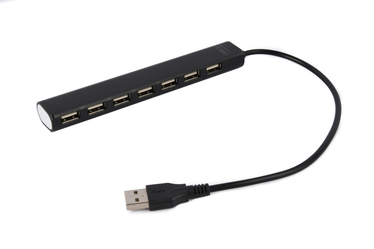 GEMBIRD ΔΙΑΝΟΜΕΑΣ 7 ΘΥΡΩΝ USB 2.0 ΜΑΥΡΟ