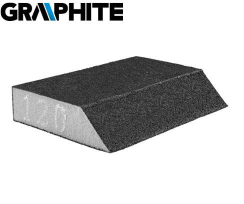 GRAPHITE ΓΥΑΛΟΧΑΡΤΟ ΓΩΝΙΑΚΟ ΣΦΟΥΓΓΑΡΑΚΙ 125X25X90MM K120