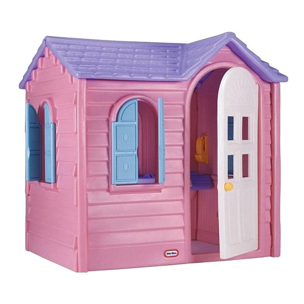 LITTLE TIKES 440R00060 ΠΑΙΔΙΚΟ ΣΠΙΤΑΚΙ ΚΗΠΟΥ COUNTRY COTTAGE ΡΟΖ