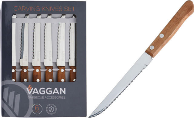 STEAK KNIFE SET 6PCS