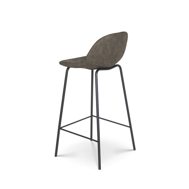 OLIA BAR STOOL - DARK GREY