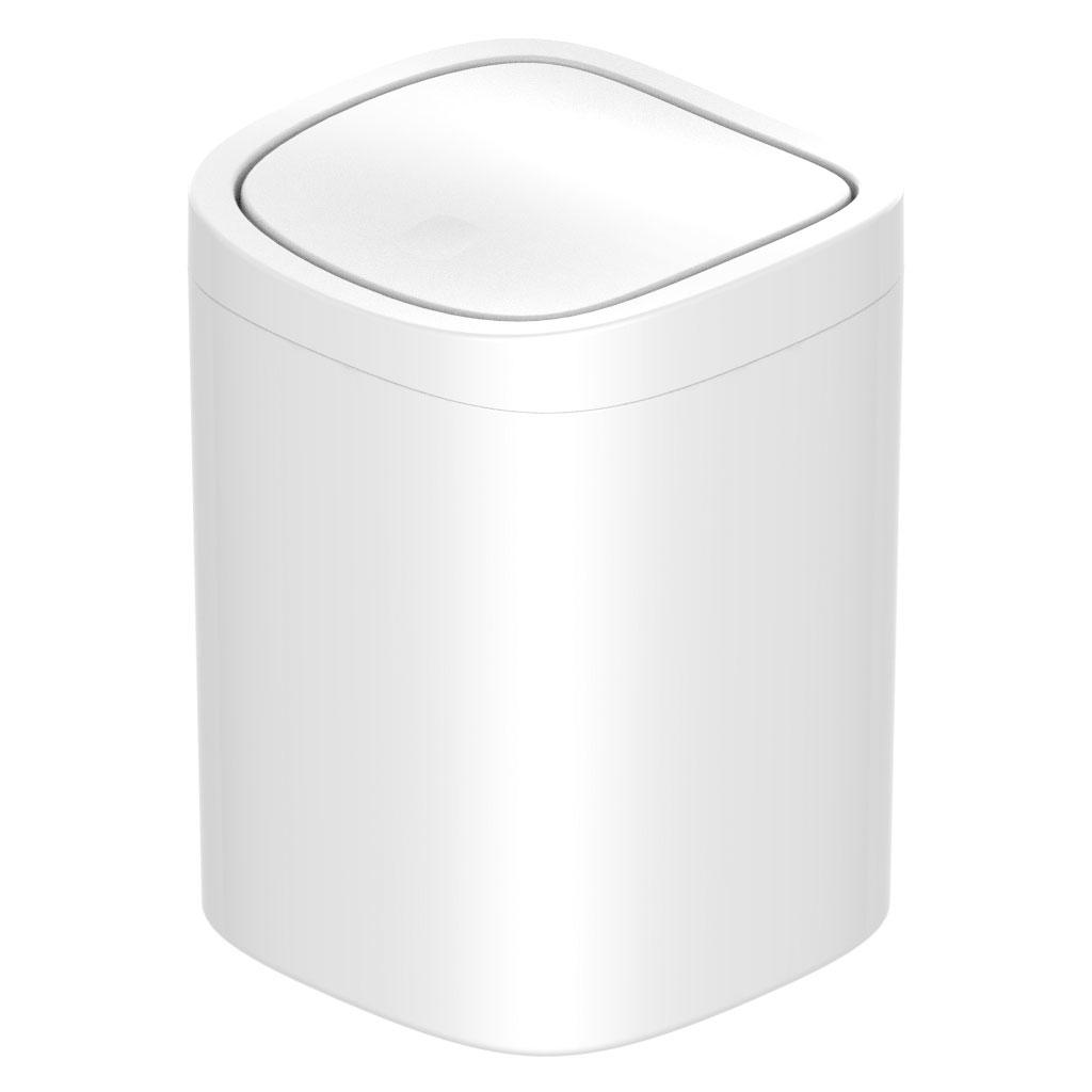 SANIPLAST TOILET BIN GIOTTO WHITE PP 6.5L