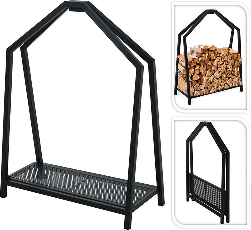 STAND FOR WOOD FOLDABLE BLACK