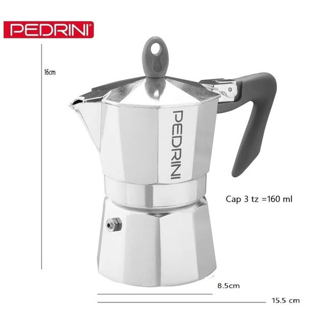 PEDRINI ESPRESSO COFFEE MAKER 3 CUPS