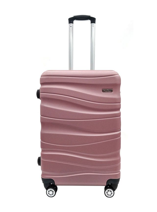 SHC LUGGAGE ABS EXTENDABLE 24IN. ROSE GOLD