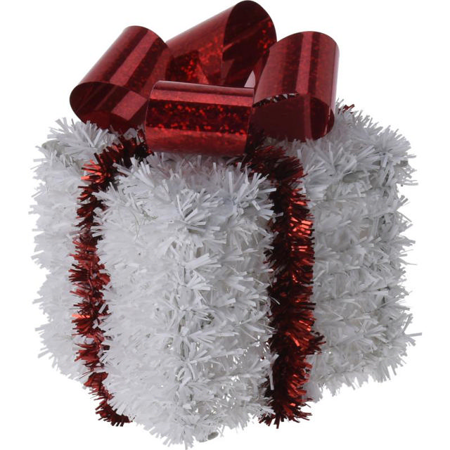 GIFTBOX 3D TINSEL SET 3PCS 2AS