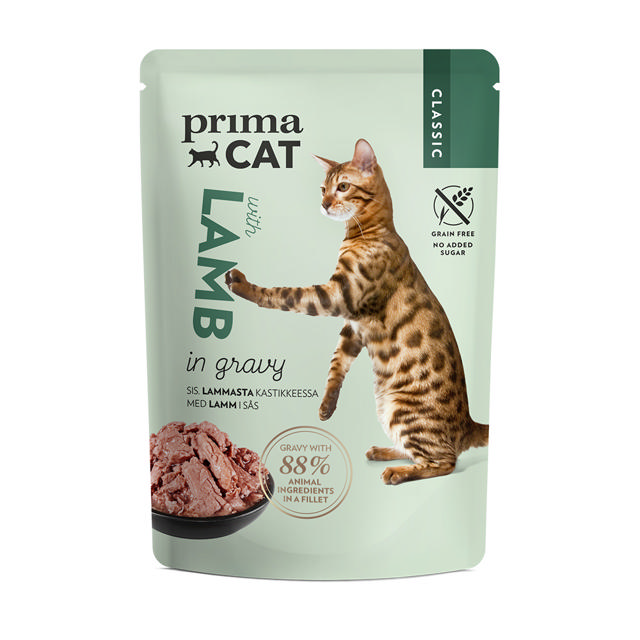 PRIMA CAT CLASSIC LAMB INGRAVY 85G