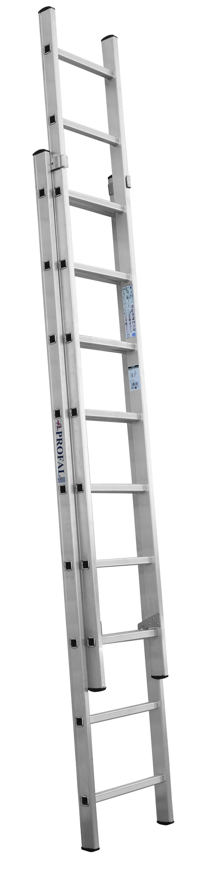 PROFAL EVO ALUMINIUM LADDER 2X9STEPS