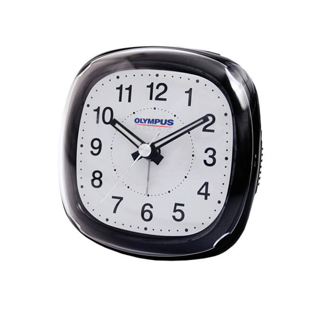 OLYMPUS SWEEP ALARM TABLE CLOCKS WITH LIGHT 