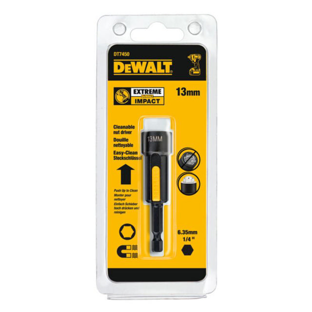 DEWALT MAGNETIC SOCKET/NUT 13MM