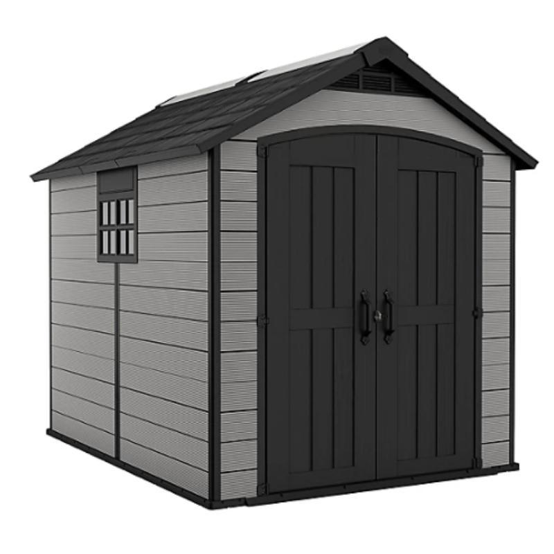KETER PREMIER OUTDOOR SHED 7.5X9 - GREY