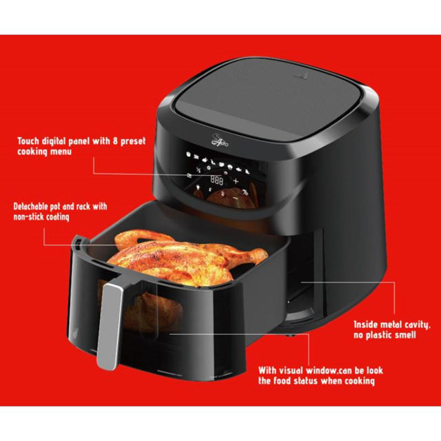 SASTRO DIGITAL AIR FRYER 7.6L 2KW