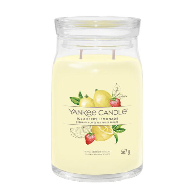 YANKEE SIGNATURE LARGE JAR ICED BERRY LEMONA