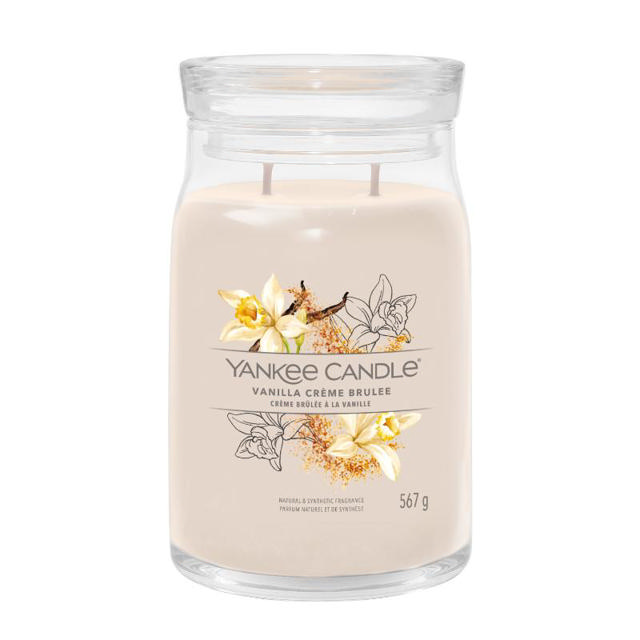 YANKEE SIGNATURE LARGE JAR VANILL.CREME BRULLE