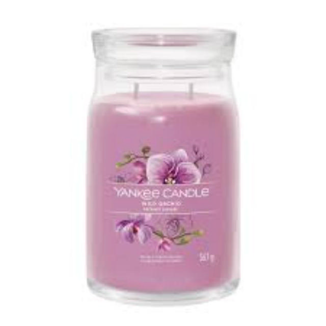 YANKEE SIGNATURE LARGE JAR WILD ORCHID