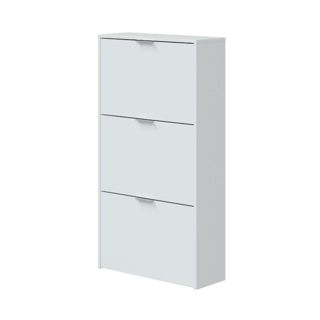 FORES SHOE CABINET 3DOOR - WHITE